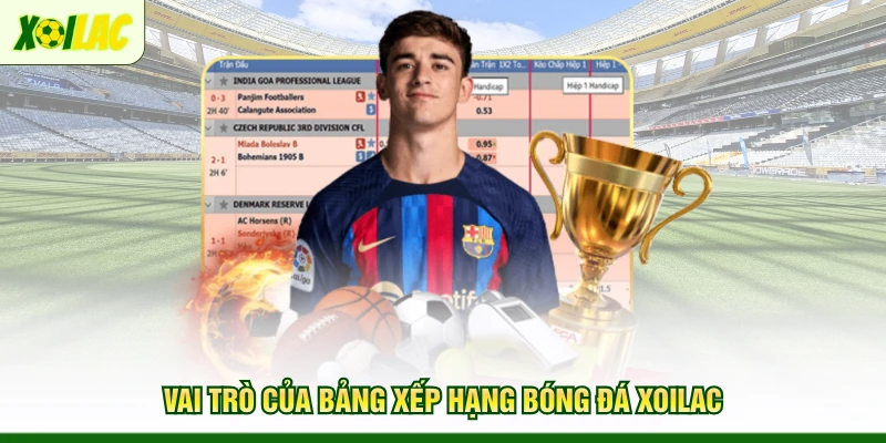 vai-tro-cua-bang-xep-hang-bong-da-xoilac